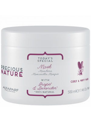 Маска для кудрявых  и вьющихся волос precious nature curly/wavy hair mask, Объём/Вес: 500, Разработано, год: 2018-2019 гг., фото 