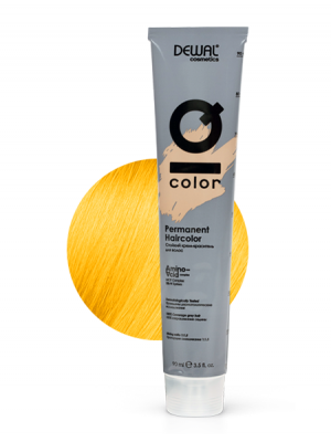 Yellow краситель перманентный iq color, 90 мл dewal cosmetics dcyellow, фото 
