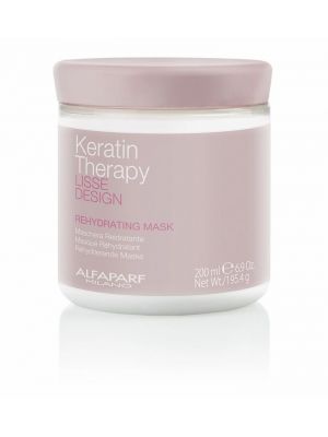 Кератиновая увлажняющая восстанавливающая маска для волос LISSE DESIGN REHYDRATING MASK, 200мл, Объём/Вес: 200, фото , изображение 2 - от магазина Hair-Alfa.Shop Кератиновая увлажняющая восстанавливающая маска для волос LISSE DESIGN REHYDRATING MASK, 200мл, Объём/Вес: 200, фото , изображение 2