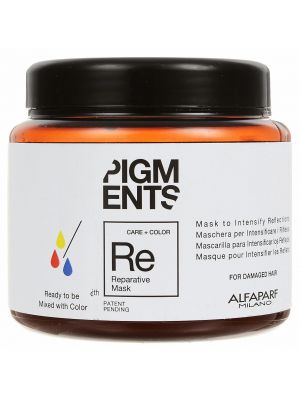 Pigments reparative mask маска восстанавливающая для поврежденных волос, фото , изображение 2 - от магазина Hair-Alfa.Shop Pigments reparative mask маска восстанавливающая для поврежденных волос, фото , изображение 2