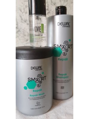 Dewal Маска Repair SMART CARE, 1000 мл, Объём/Вес: 1000, фото , изображение 6 - от магазина Hair-Alfa.Shop Dewal Маска Repair SMART CARE, 1000 мл, Объём/Вес: 1000, фото , изображение 6