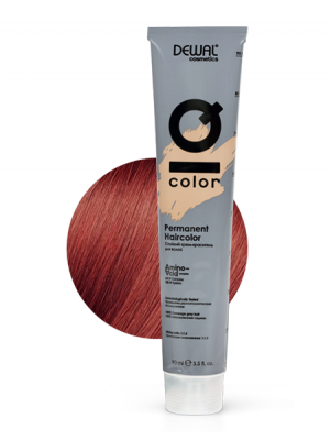 Dewal 7.44 Intense copper blonde Перманентный краситель IQ COLOR, фото , изображение 2 - от магазина Hair-Alfa.Shop Dewal 7.44 Intense copper blonde Перманентный краситель IQ COLOR, фото , изображение 2