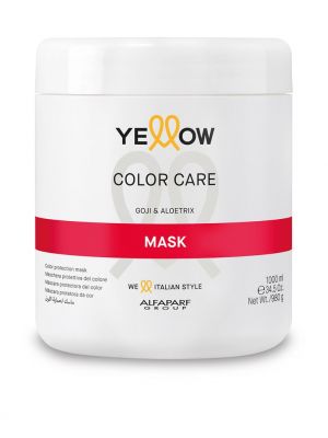 Маска защита цвета Yellow COLOR CARE, Объём/Вес: 1000, Разработано, год: 2020, фото , изображение 2 - от магазина Hair-Alfa.Shop Маска защита цвета Yellow COLOR CARE, Объём/Вес: 1000, Разработано, год: 2020, фото , изображение 2