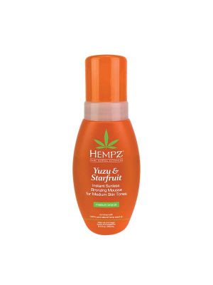 Мусс для тела с бронзантом темного оттенка Юдзу и Карамбола / Yuzu & Starfruit Instant Sunless Bronzing Mousse for Medium Skin Tones, фото 
