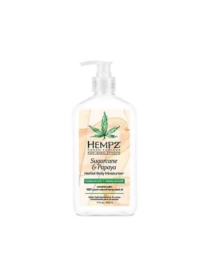 Молочко для тела Сахарный тростник и Папайя / Sugarcane & Papaya Herbal Body Moisturizer, фото 