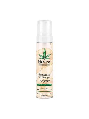 Гель-мусс для душа Сахарный тростник и Папайя / Sugarcane & Papaya Herbal Foaming Body Wash, фото 